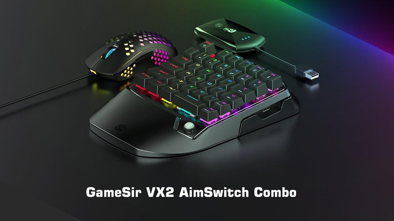 Кейпад беспроводной с мышью GameSir VX2 AimSwitch Red Switch - фото 3