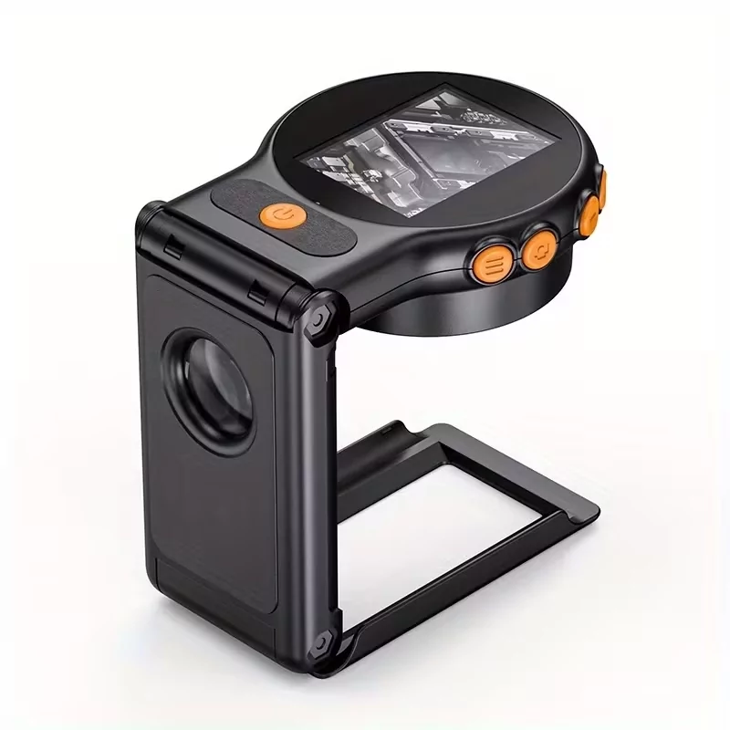 Мікроскоп цифровий Inskam 500X з екраном 2.0" IPS Auto Focus Чорний