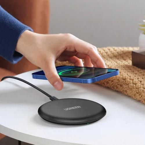 Зарядний пристрій бездротовий UGREEN CD186 Wireless Charging Pad Black (UGR-15112) - фото 15