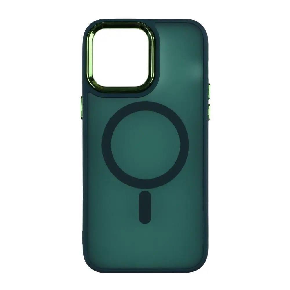 Чехол Space Magnetic Color з Magsafe для iPhone 15 Pro Max Зеленый