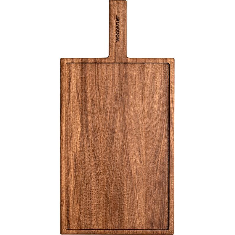 Деревянная разделочная доска Woodstuff 45x22 см прямоугольной формы Дуб/Терра (wds_0125)