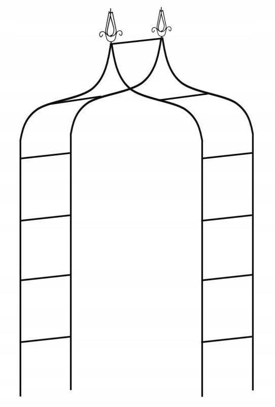 Арка для роз GardenLine пергола и анкеры 240 см