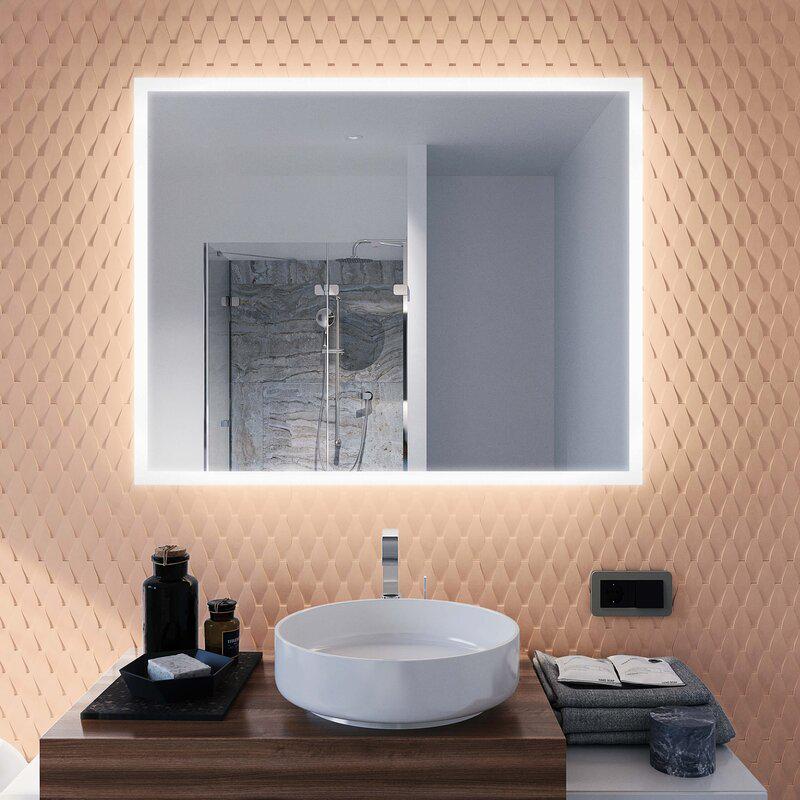 Зеркало Dim Dzerkal MATE с LED-подсветкой 110х110 см (14659)