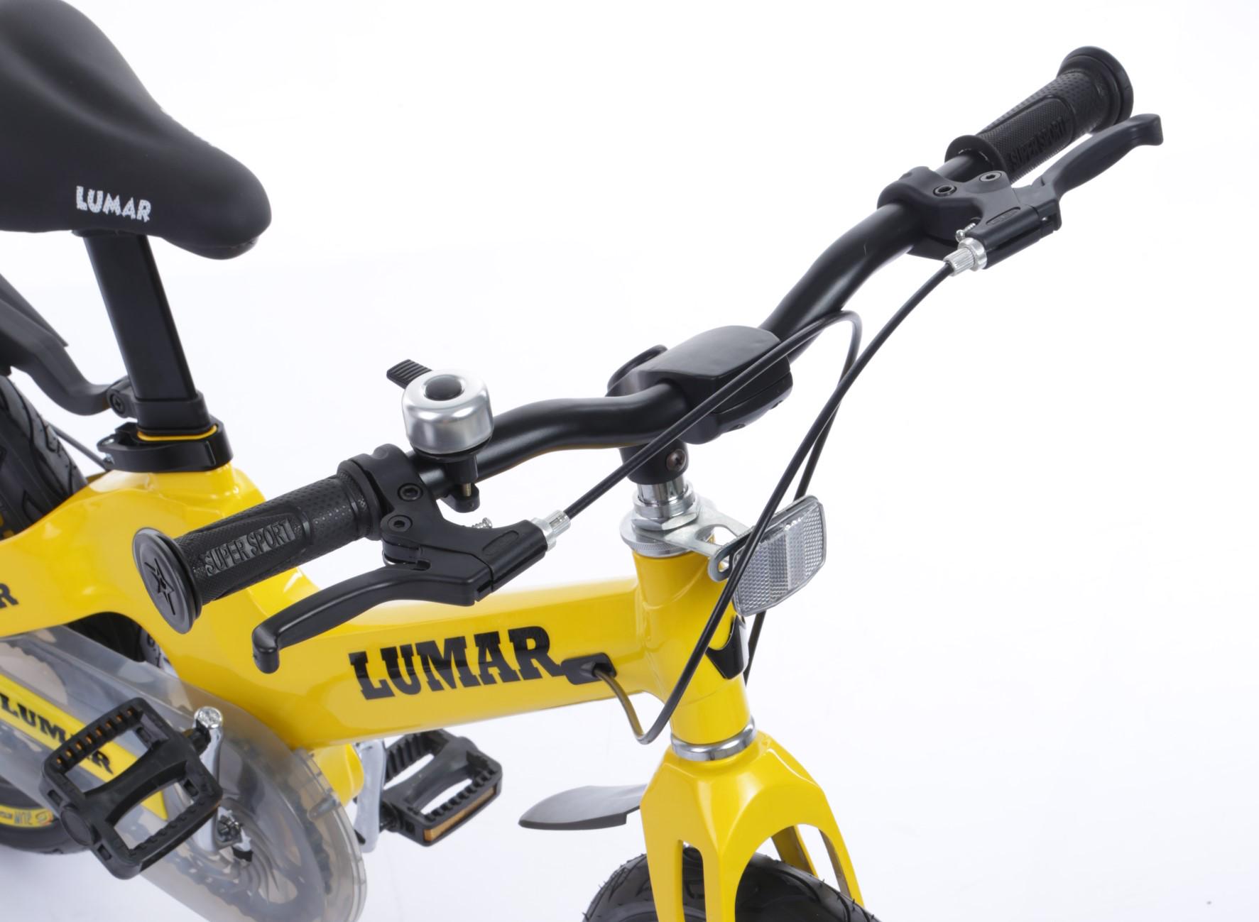 Магнієвий дитячий велосипед LUMAR 16'' Жовтий (1601) - фото 8
