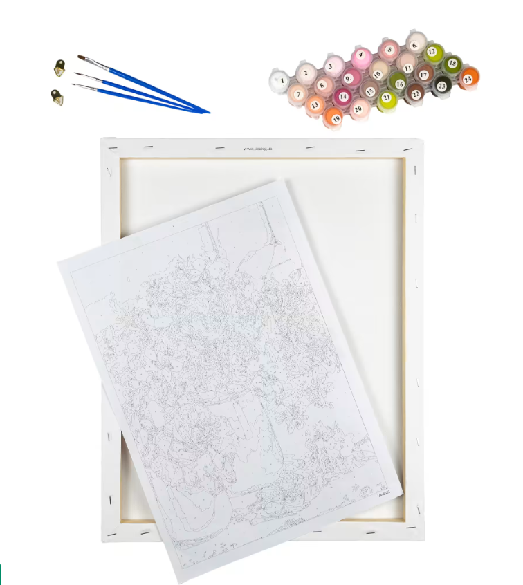 Картина по номерам Strateg Романтика в высотах 20х20 см (HH5909) - фото 2 Картина по номерам Strateg Романтика в высотах 20х20 см (HH5909) - фото 2