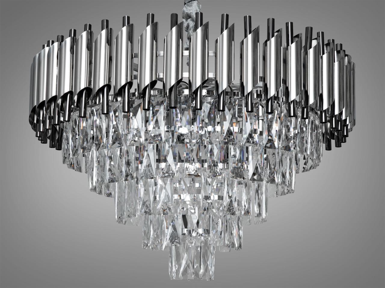 Люстра хрустальная 9001-600CH+PB (2437596074)