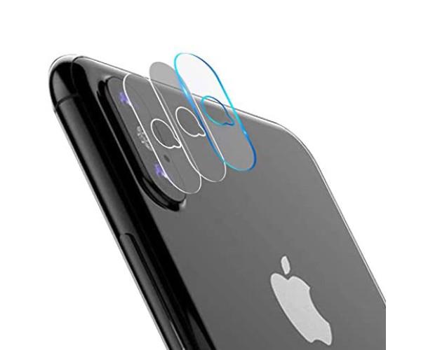 Противоударная гидрогелевая пленка Hydrogel Film для Apple IPhone XS Max на камеру 3 шт, Transparent