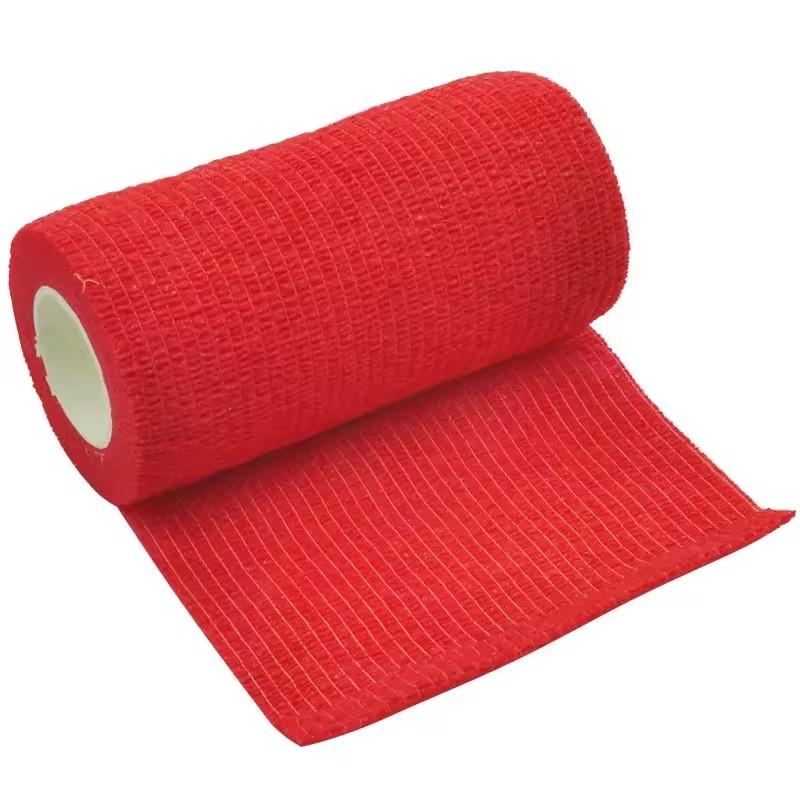 Бинт самоклеящийся эластичный фиксирующий 10 см 4,5 м Червоний (2663164342) - фото 1 Бинт самоклеящийся эластичный фиксирующий 10 см 4,5 м Червоний (2663164342) - фото 1