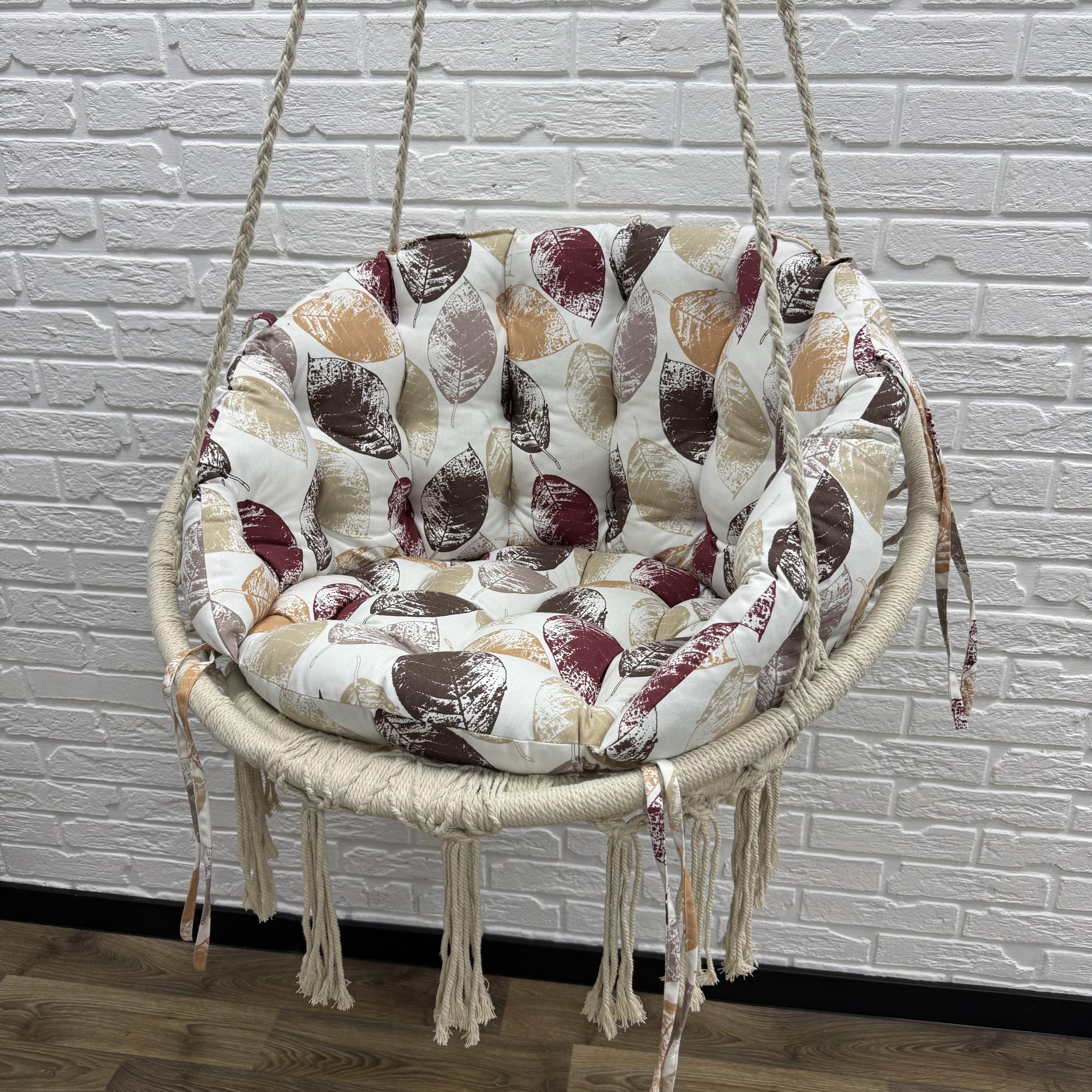 Подушка для подвесной качели Comfort Home Autumn leaves панама 60х40 см