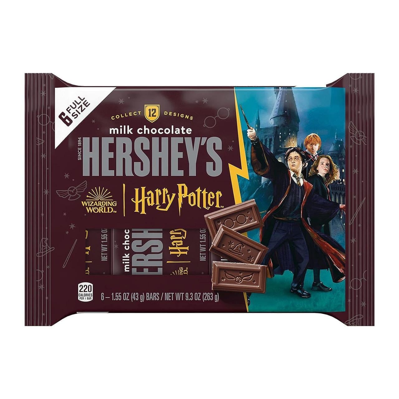 Шоколад Hershey's Milk Chocolate Harry Potter Halloween Candy Bars 263 г (1985588122)