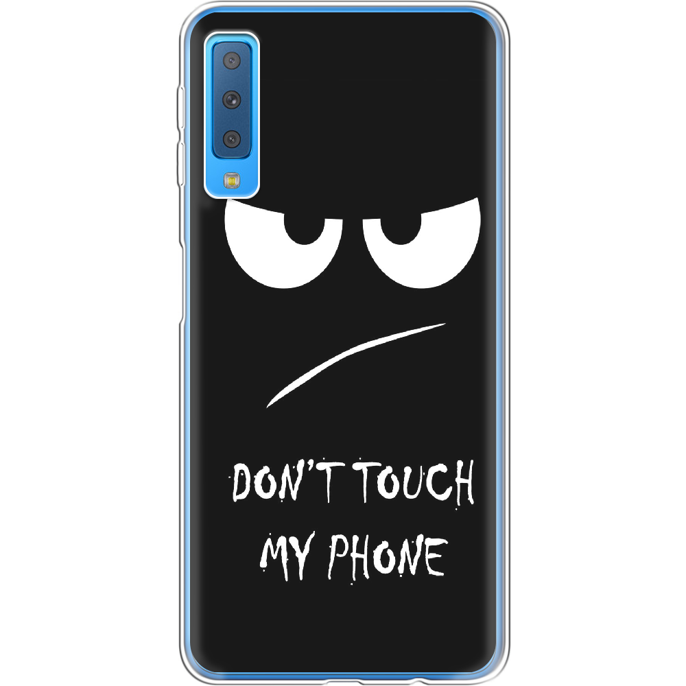 Чехол Boxface Samsung A750 Galaxy A7 2018 Don't Touch my Phone Прозрачный силикон (35481-up535-35481)