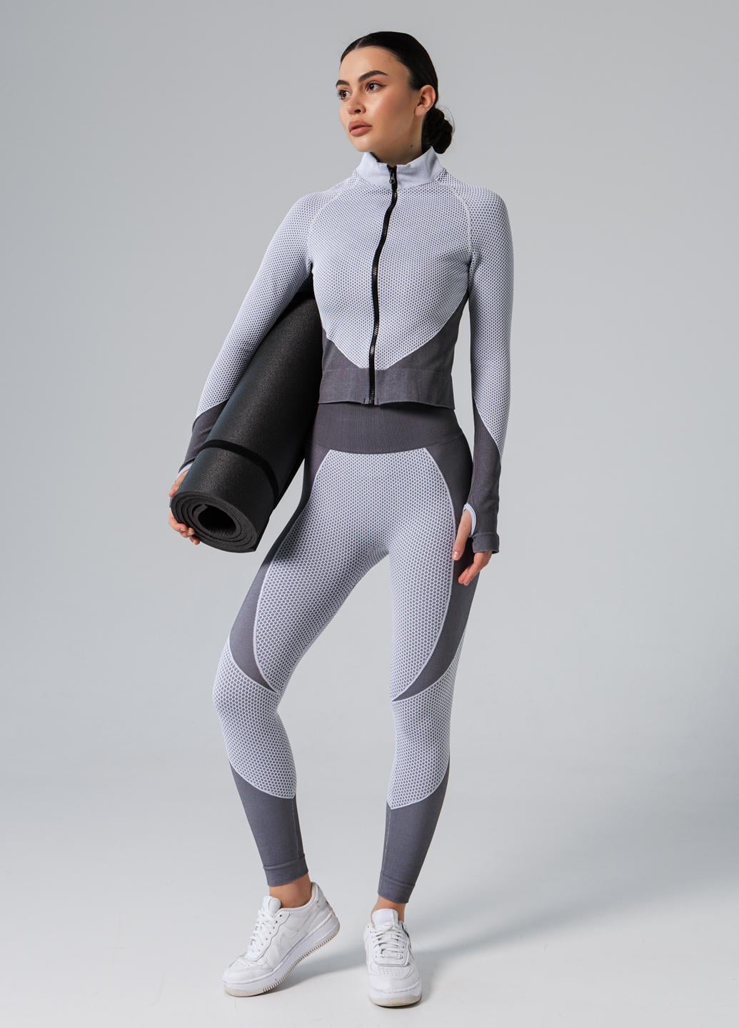 Леггинсы женские спортивные Giulia LEGGINGS SPORT FIT из микрофибры S/M Multicolor (33341363)