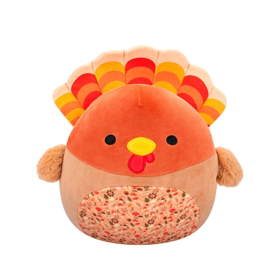 Мягкая игрушка Squishmallows Индюк Гобрианна 19 см Оранжевый (IY-189-Y-377)