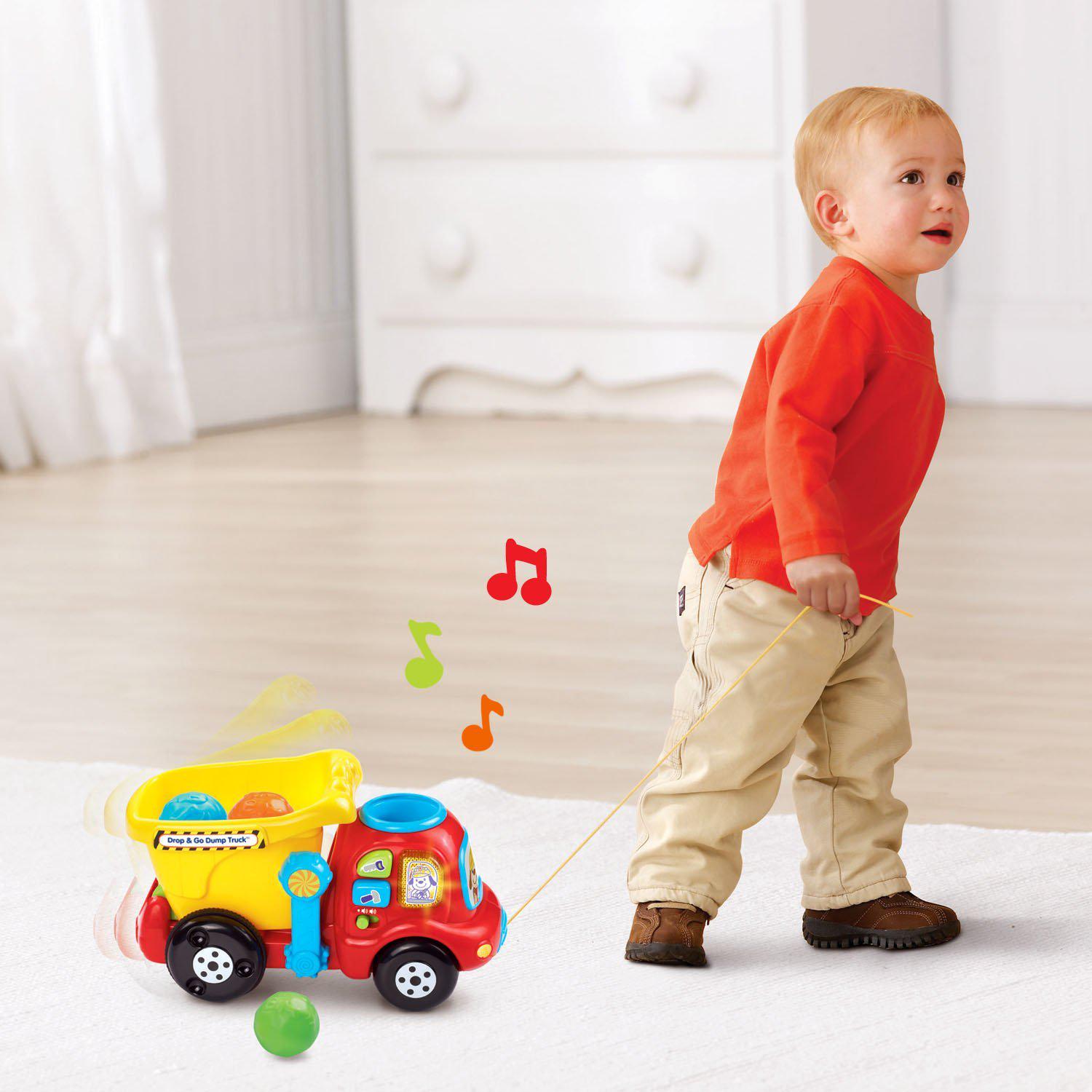 Музыкальный грузовик VTech Drop and Go Dump Truck кидай и считай (80-166500) - фото 4