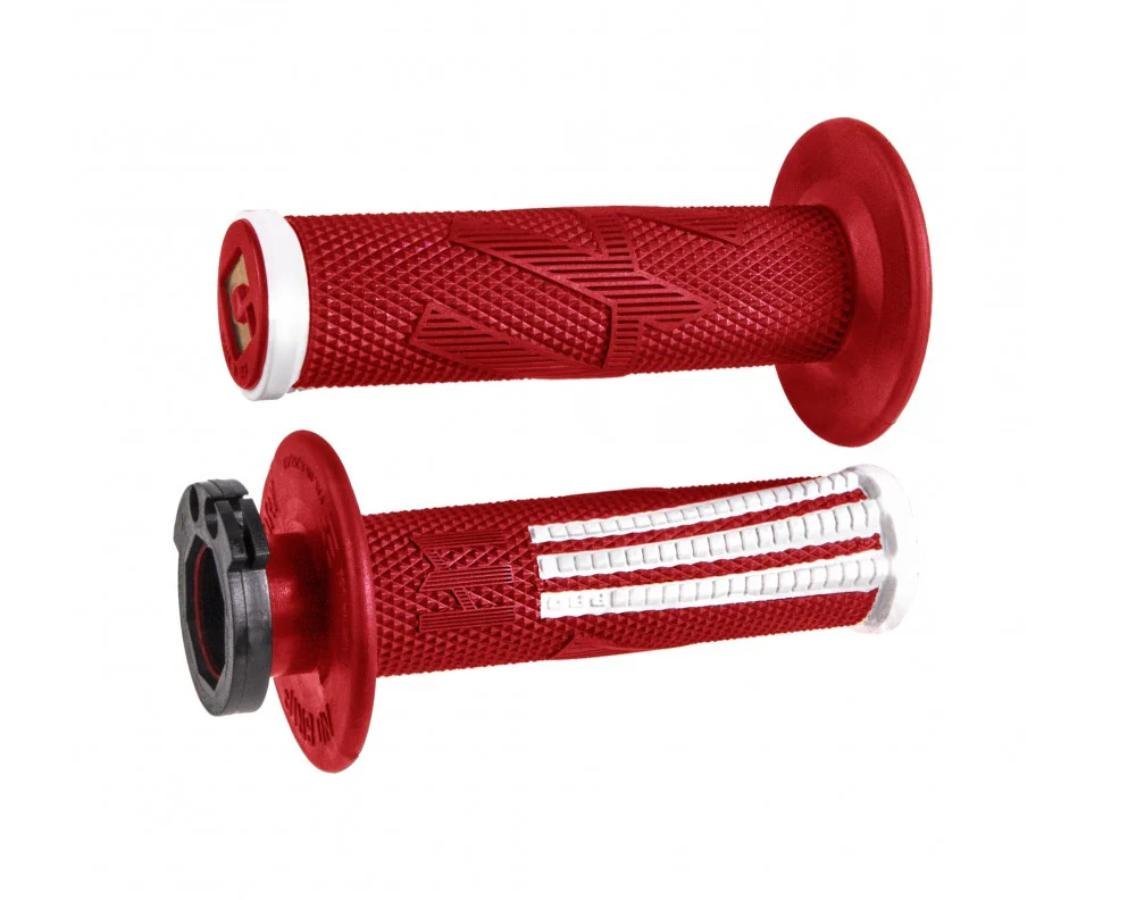 Грипсы мото Odi EMIG PRO MX V2 Lock-On Grip Red/White