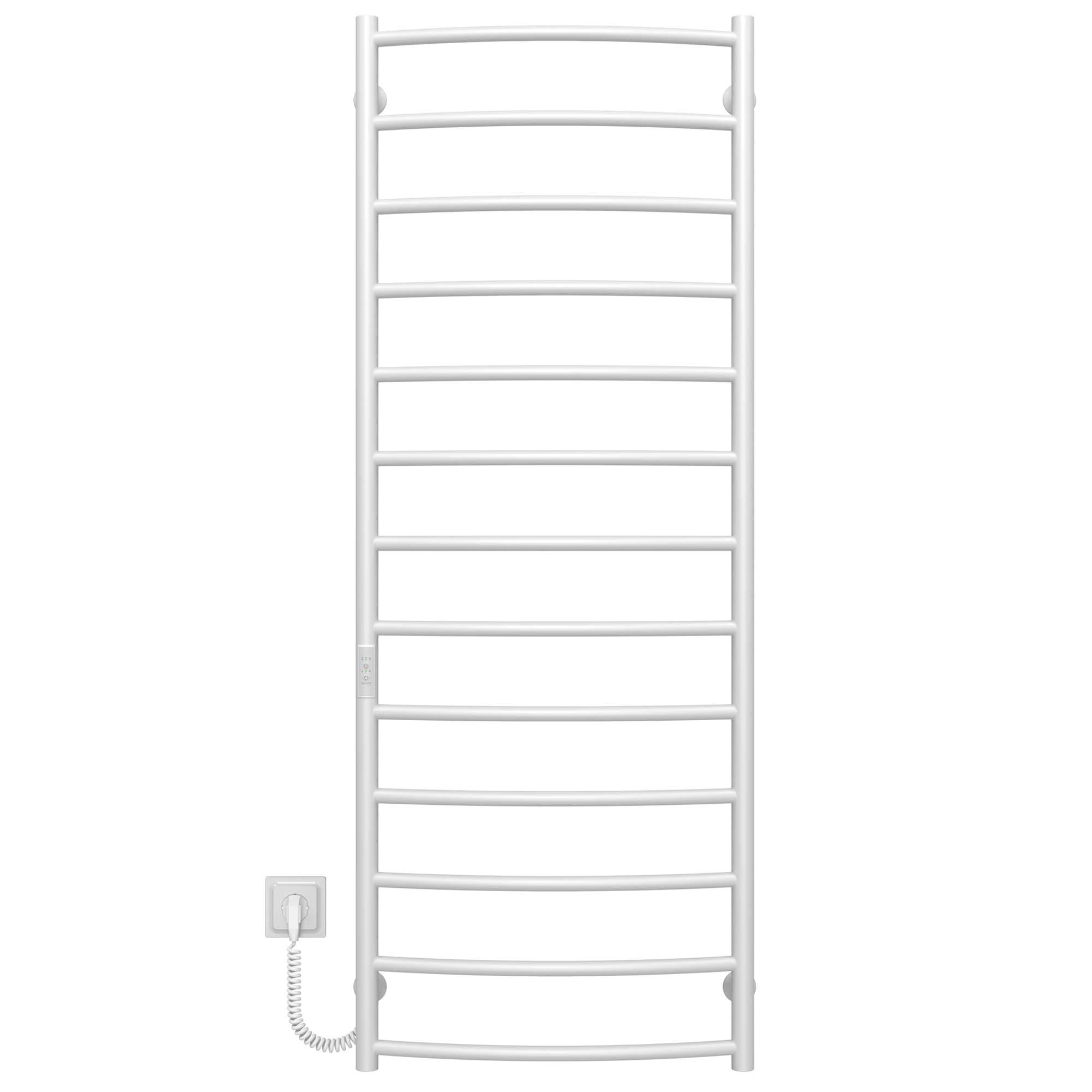 Полотенцесушитель электрический Deffi Классик П13 WD03 левое подключение нержавеющая сталь 500х1400 мм Белый (C.DK.140.50.13.EWL3)