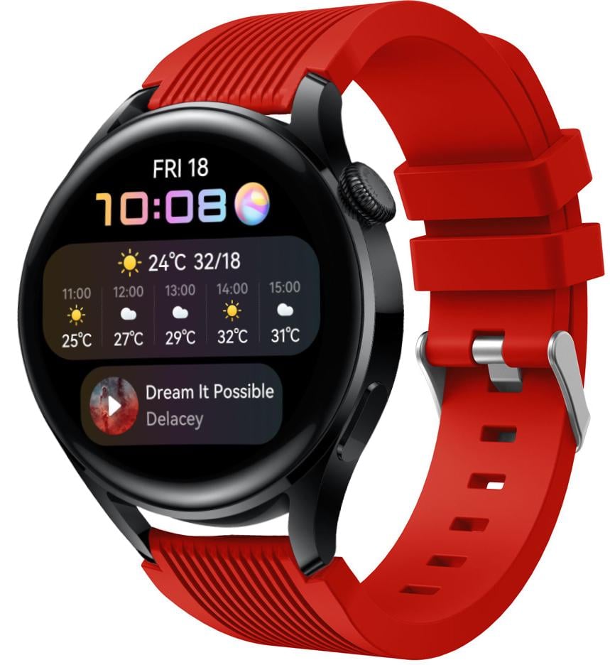 Ремешок Line для Huawei Watch 3 Red (22564-2D) Ремешок Line для Huawei Watch 3 Red (22564-2D)