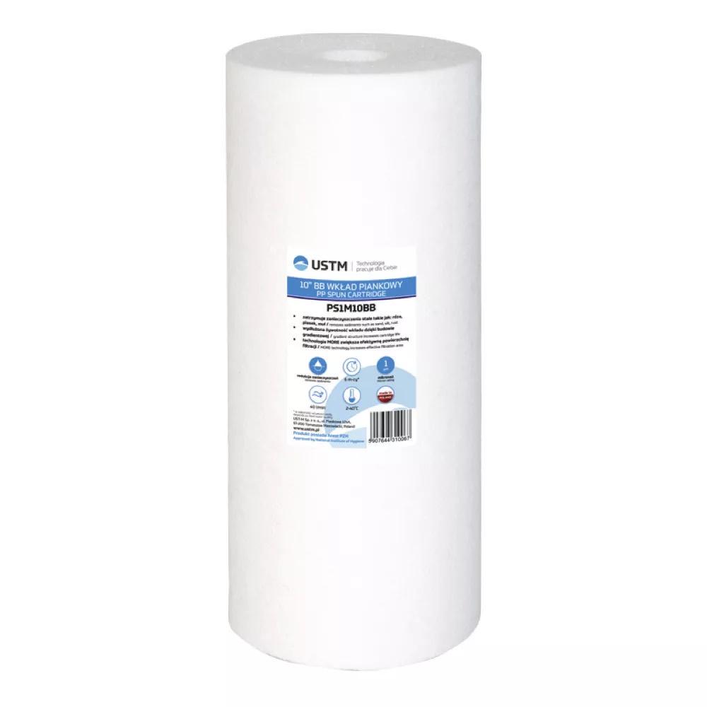 Картридж USTM PS PS20M10BB из вспененного полипропилена 4,5"x10" 20 мКм (SQ-1046279)