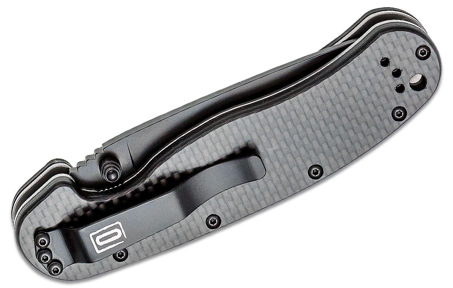 Ніж мисливський Ontario Rat 1 AUS-8 Carbon Fiber Black (8887CF) - фото 3 Ніж мисливський Ontario Rat 1 AUS-8 Carbon Fiber Black (8887CF) - фото 3