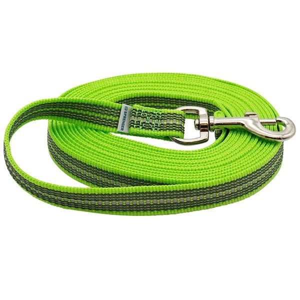 Поводки без ручки для собак Sprenger Rubberized Leash without Handle 1,9х10 м Зеленый (4022853210753)