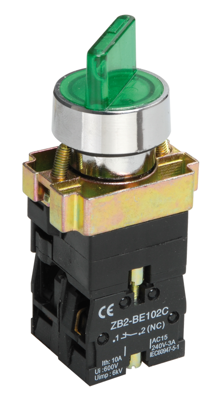 Переключатель IO УЭК LAY5-BK2365 1NO+1NC 22 мм 2 положения Зеленый (BSW90-BK-2-K06) Переключатель IO УЭК LAY5-BK2365 1NO+1NC 22 мм 2 положения Зеленый (BSW90-BK-2-K06)