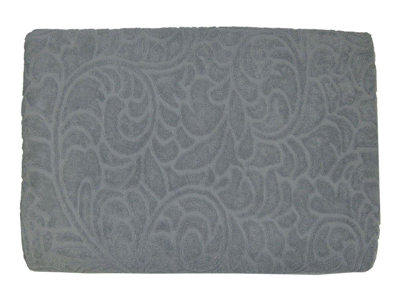 Простынь махровая Parisa J-079 150х200 см Серый (21723) - фото 1