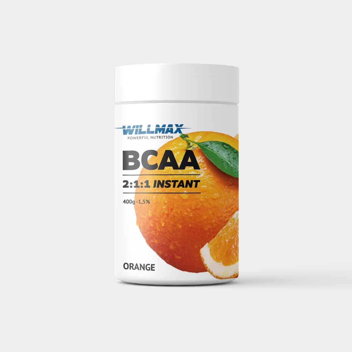 Аминокислоты BCAA Бсаа Willmax BCAA 2:1:1 Instant 400 г Апельсин (7111)