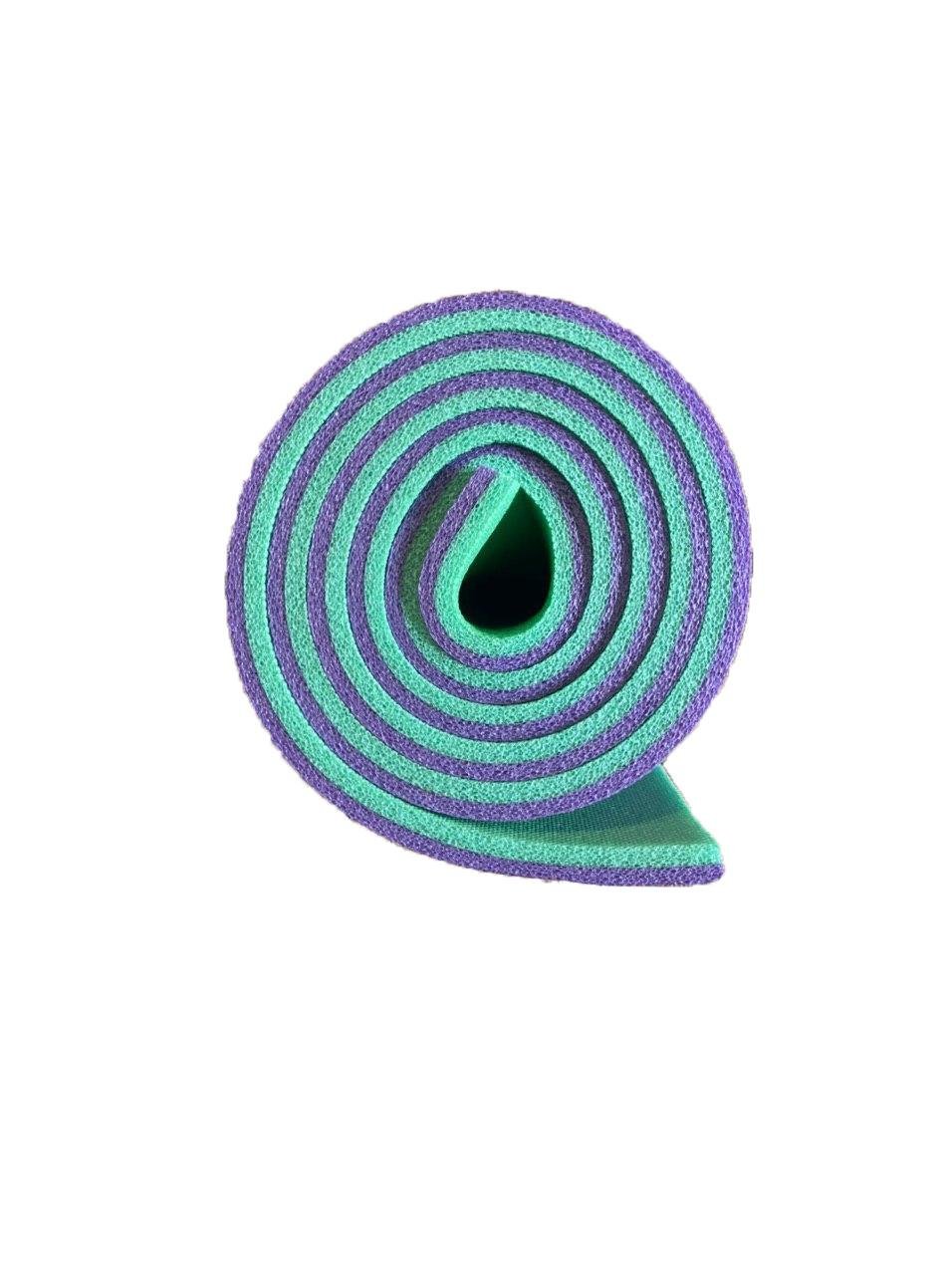 Каремат двухслойный двухцветный Termoizol толщина 10 мм 60х180 см Зелено-фиолетовый