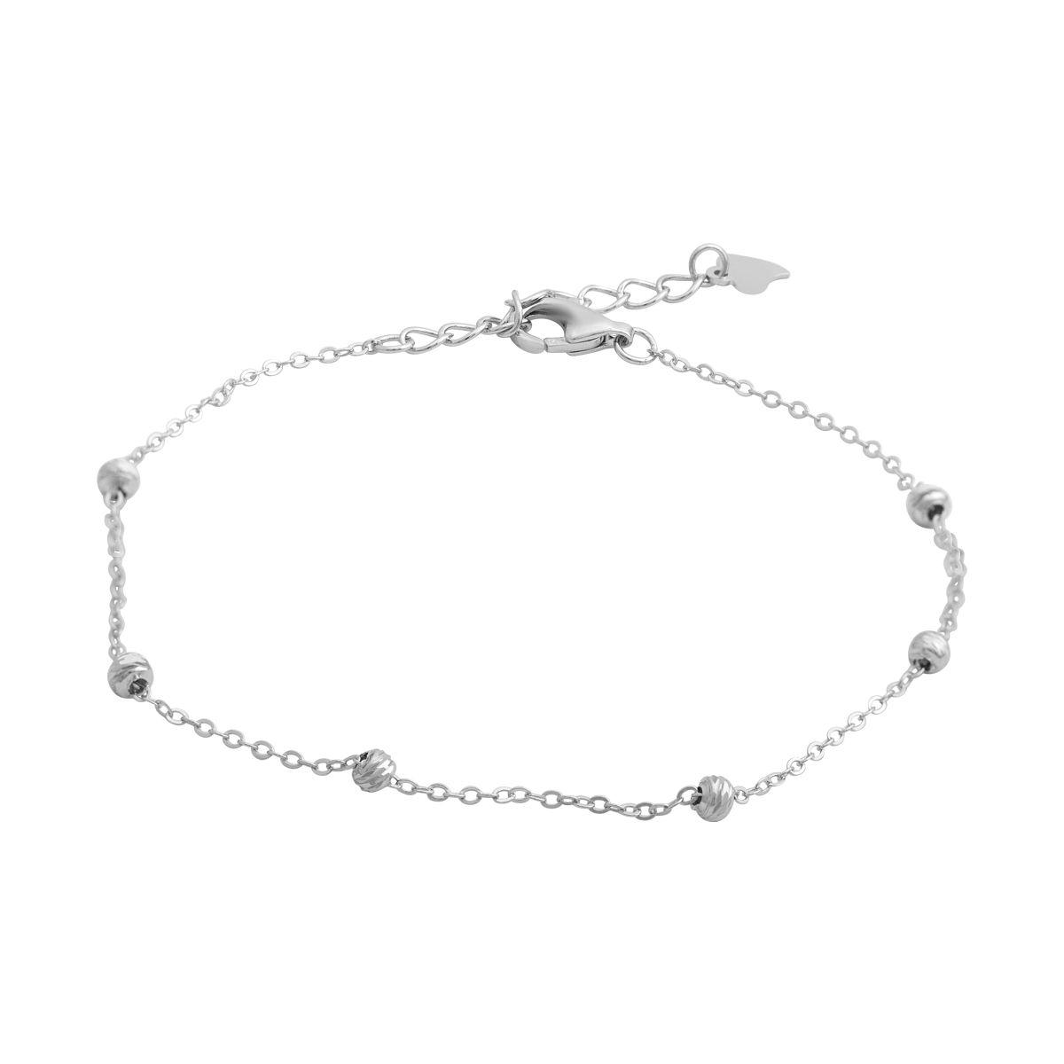 Браслет серебряный без камней 1,28 г (2143611)