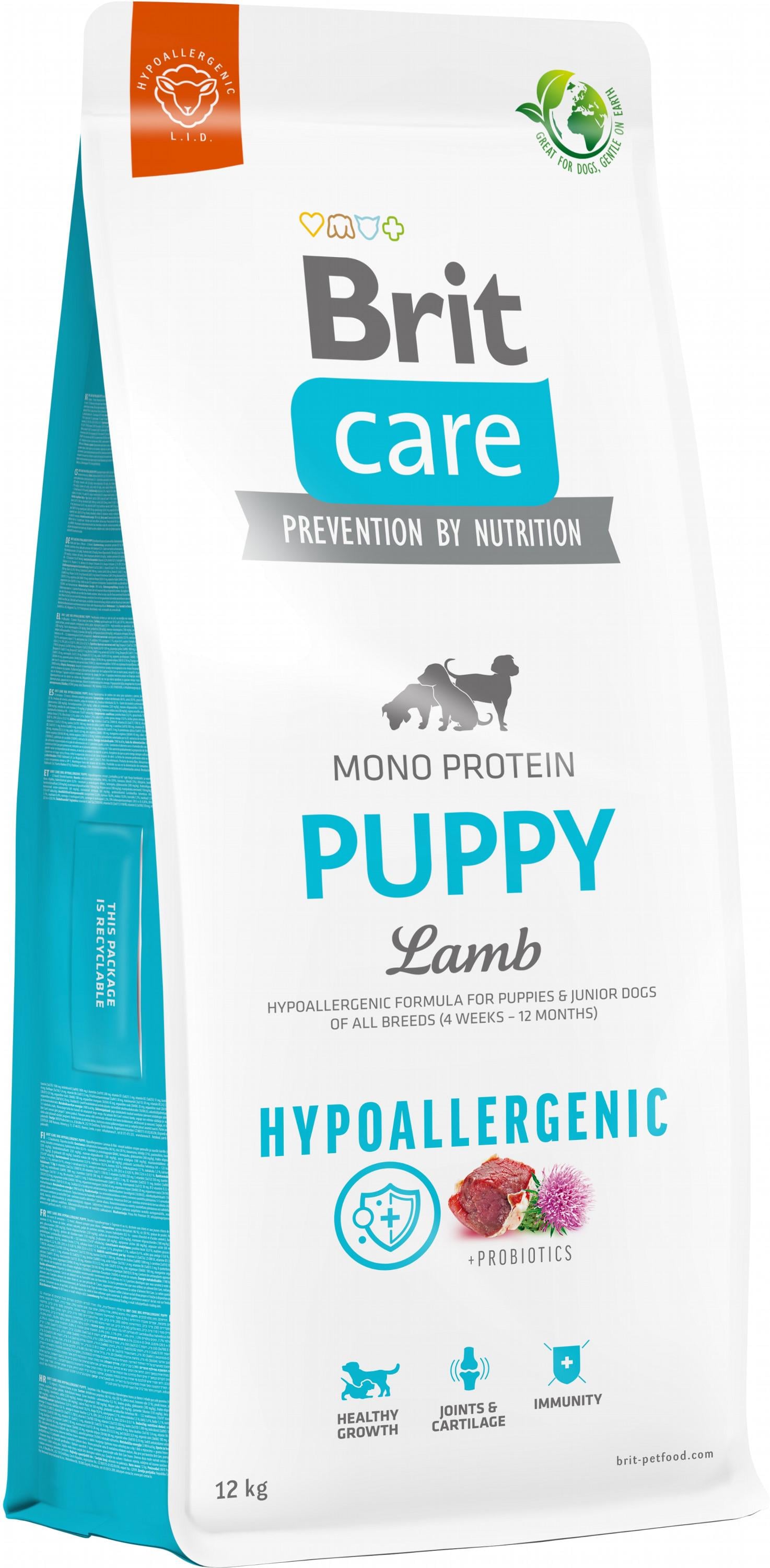 Корм для щенков Brit Care Dog Hypoallergenic Puppy с ягненком гипоаллергенный 12 кг (8595602558957)