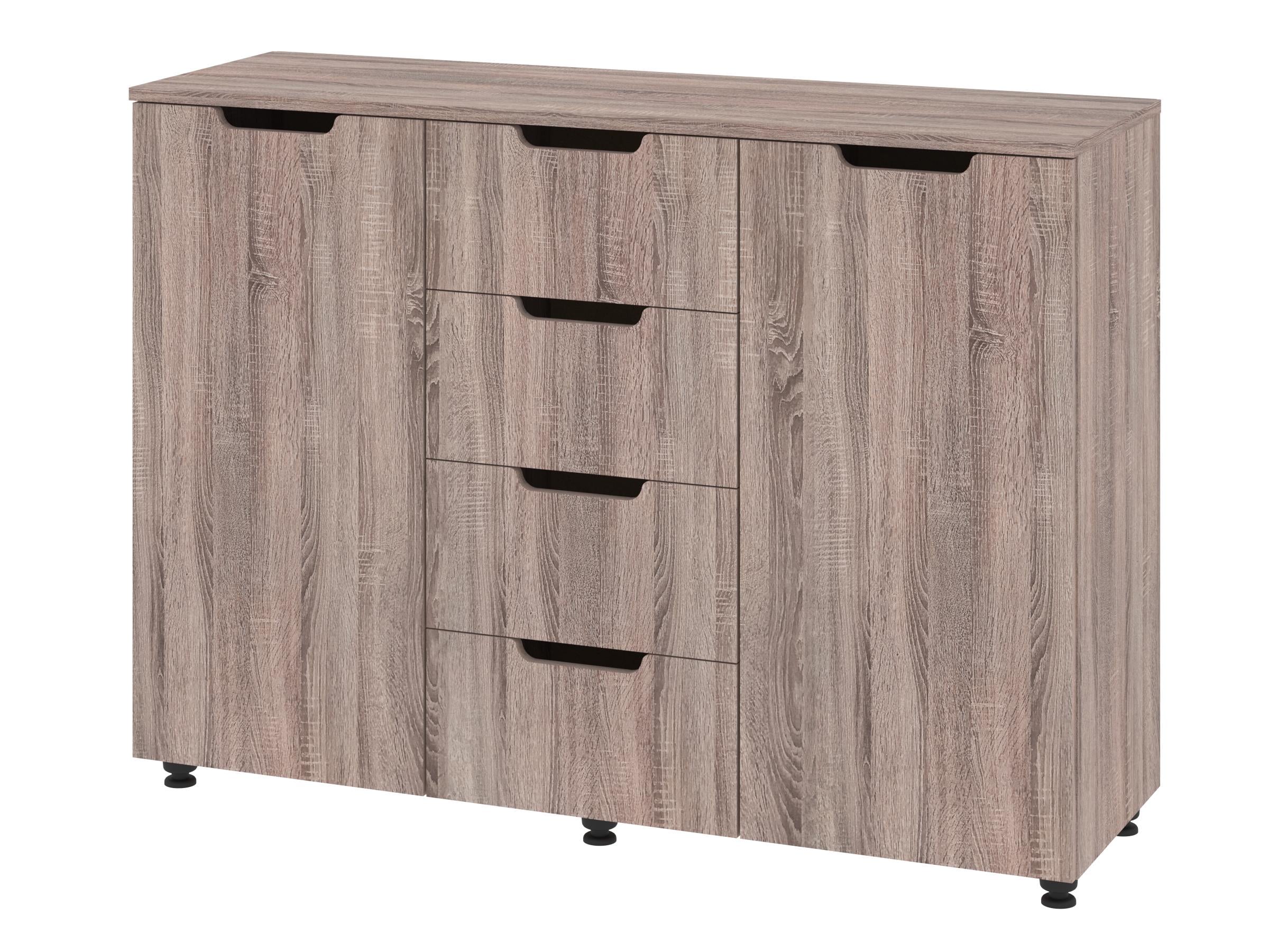 Комод с ящиками PEHOTIN ЭКО К-4+2 ДСП 120х38х87,5 см Трюфель (PN-100613)