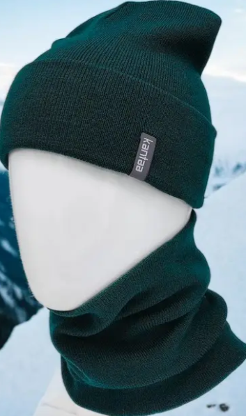 Комплект женский шапка/снуд One size на флисе (29548865)