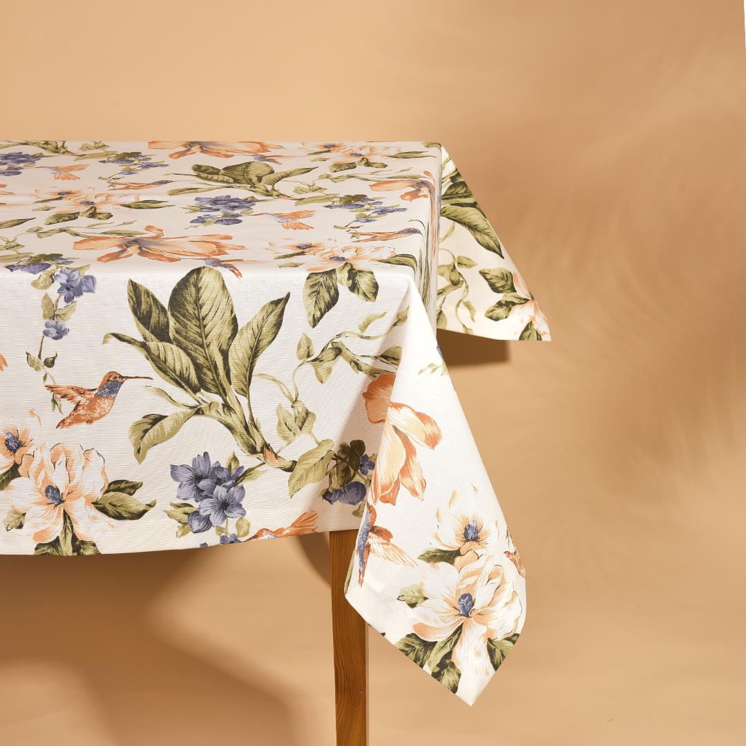 Скатерть IDEIA Колибри с водоотталкивающей пропиткой 140x170 см Бежевый (18260)