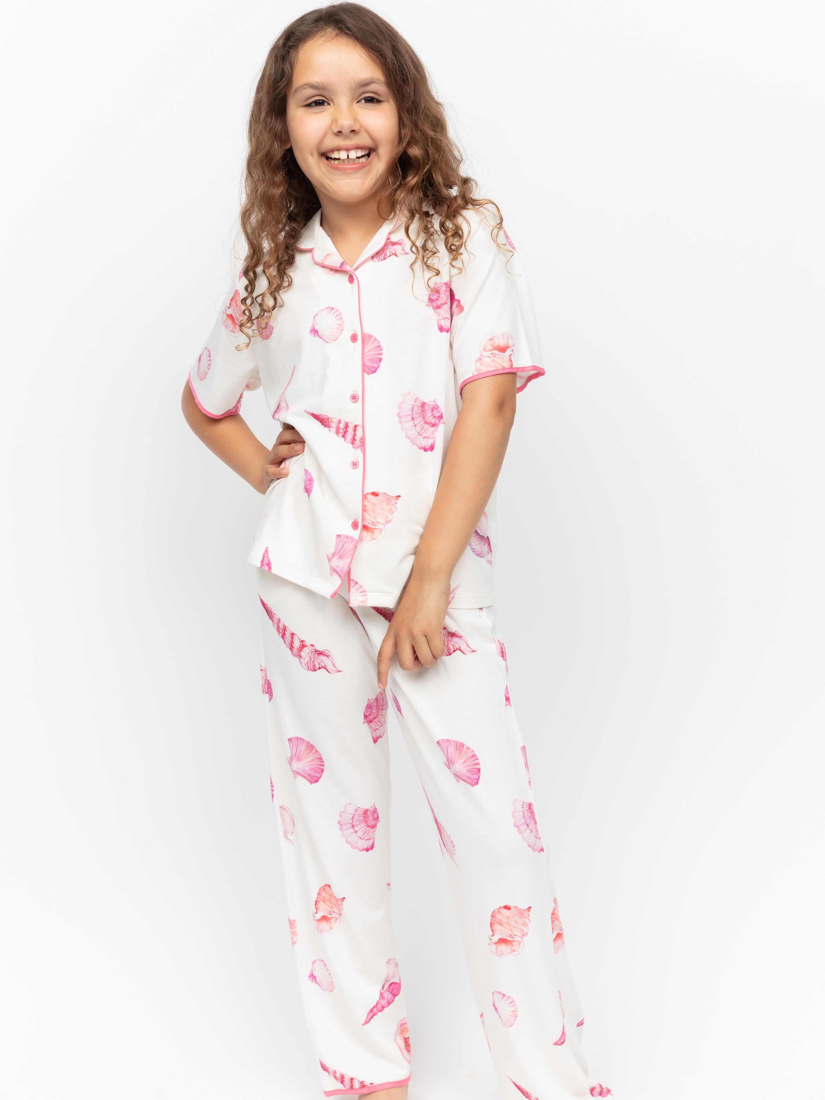 Пижама для девочки CYBERJAMMIES Shelly 7104 12-13 лет 158 см с раковиной раковины Молочный (5051877482531)