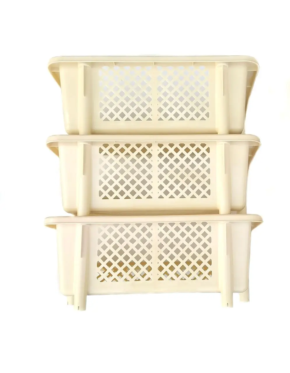 Этажерка универсальная ПолимерАгро на 3 секции Бежевый (2451-Б) - фото 3 Этажерка универсальная ПолимерАгро на 3 секции Бежевый (2451-Б) - фото 3