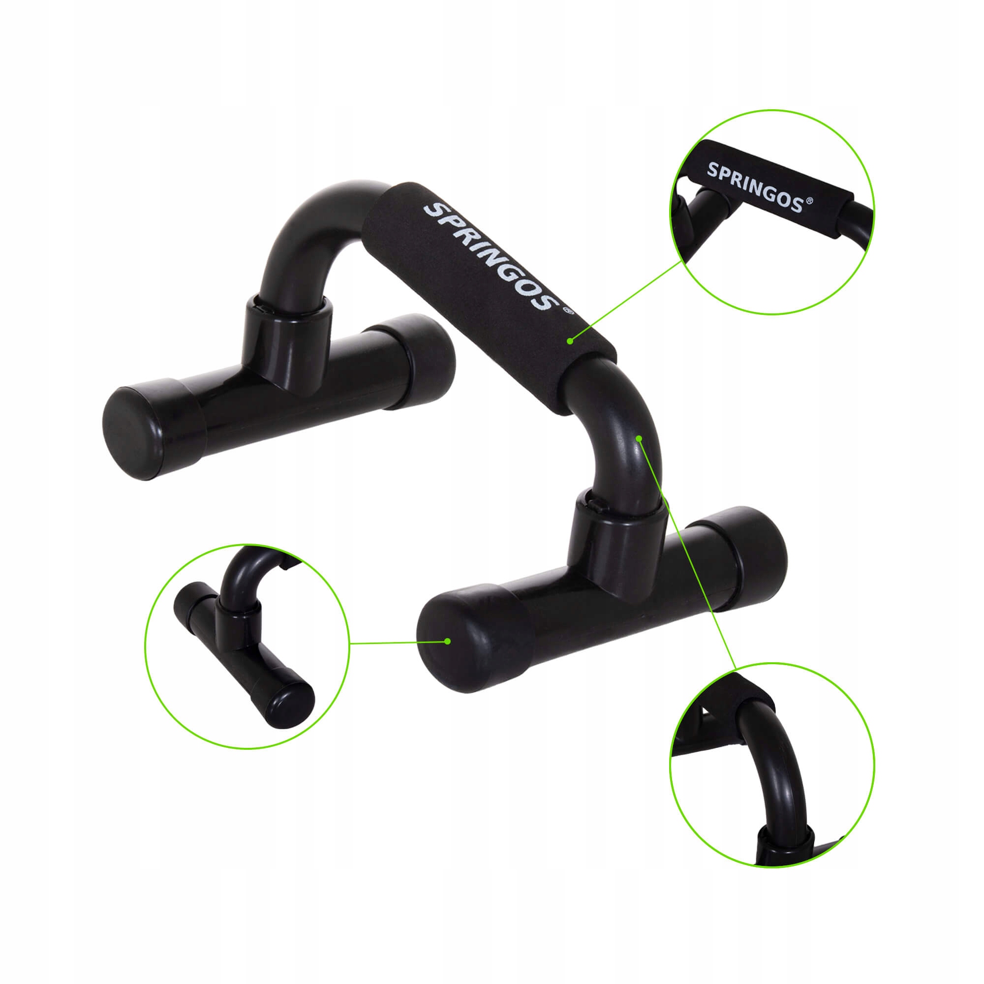 Упори для віджимань Springos Push-up Bars (FA0126) - фото 3 Упори для віджимань Springos Push-up Bars (FA0126) - фото 3