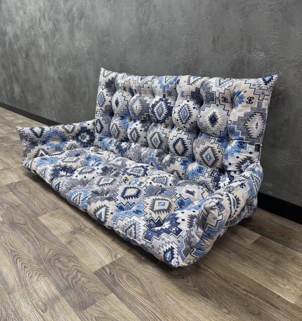 Подушка з бортами Сomfort Home на піддони/гойдалки/каркаси/садові меблі Carpet 100х50х50х20 см - фото 1 Подушка з бортами Сomfort Home на піддони/гойдалки/каркаси/садові меблі Carpet 100х50х50х20 см - фото 1