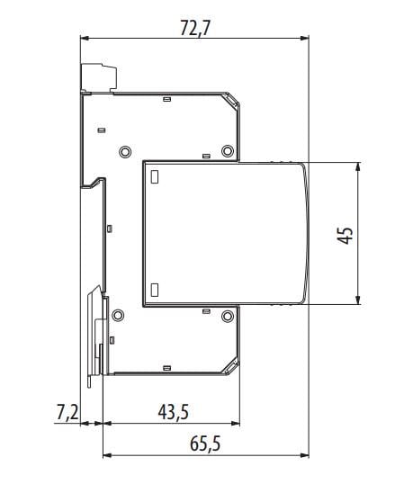 Обмежувач перенапруги ETI ETITEC C T2 2Р 40кА 275В (2440401) - фото 3