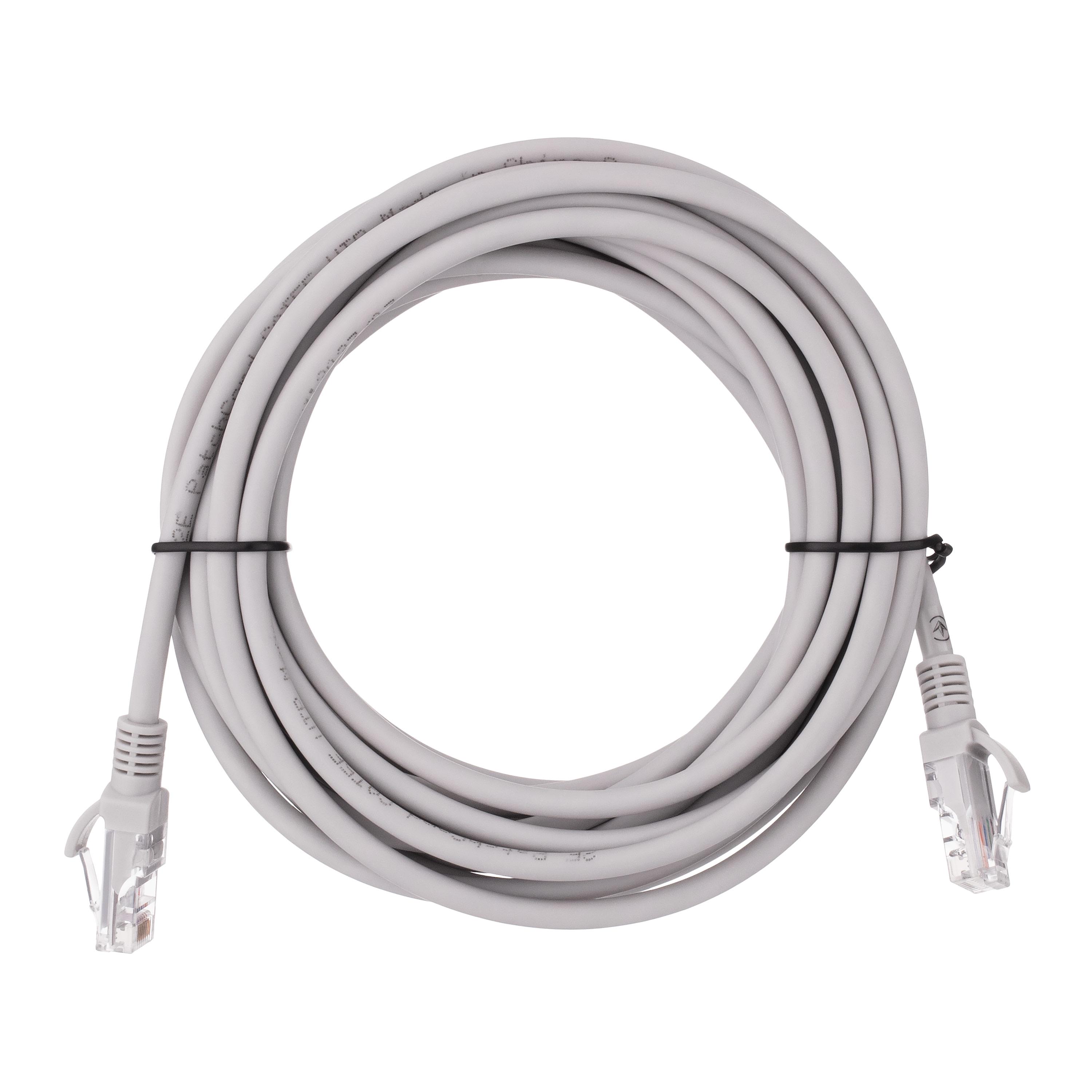 Патч-корд 2E Cat.5e UTP 26AWG RJ-45 LSZH 3 м Серый (2E-PC5ECU-3LSZH-GRY) - фото 1