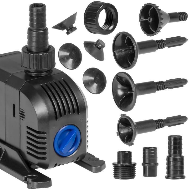 Насос-фонтан Kruger Meier PondXplorer Elite 1200 с фильтром для садового пруда 3в1 600 л/ч (KM-HJ-603) - фото 5 Насос-фонтан Kruger Meier PondXplorer Elite 1200 с фильтром для садового пруда 3в1 600 л/ч (KM-HJ-603) - фото 5