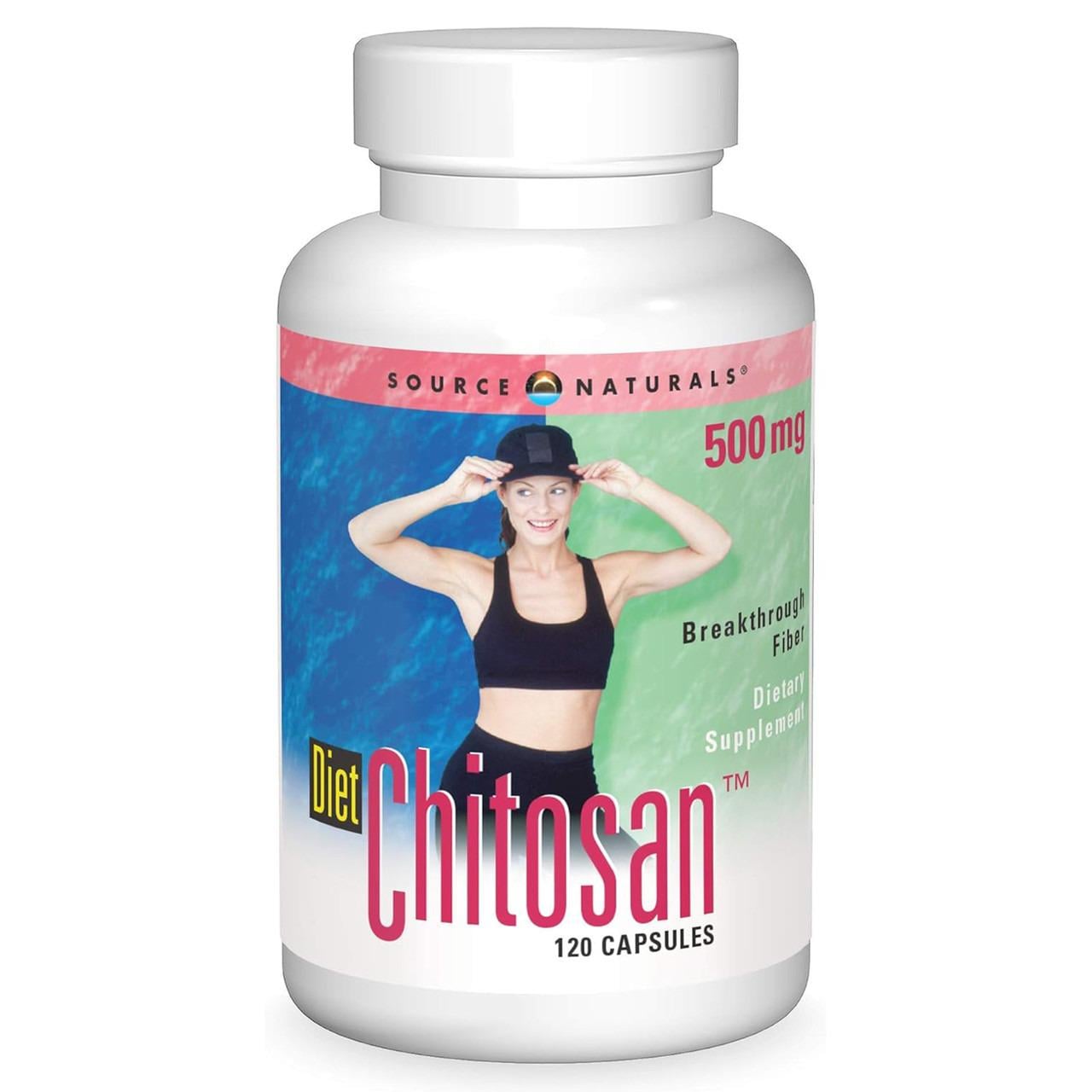Хітозан для схуднення Source Naturals Diet Chitosan 500 мг 120 капс.