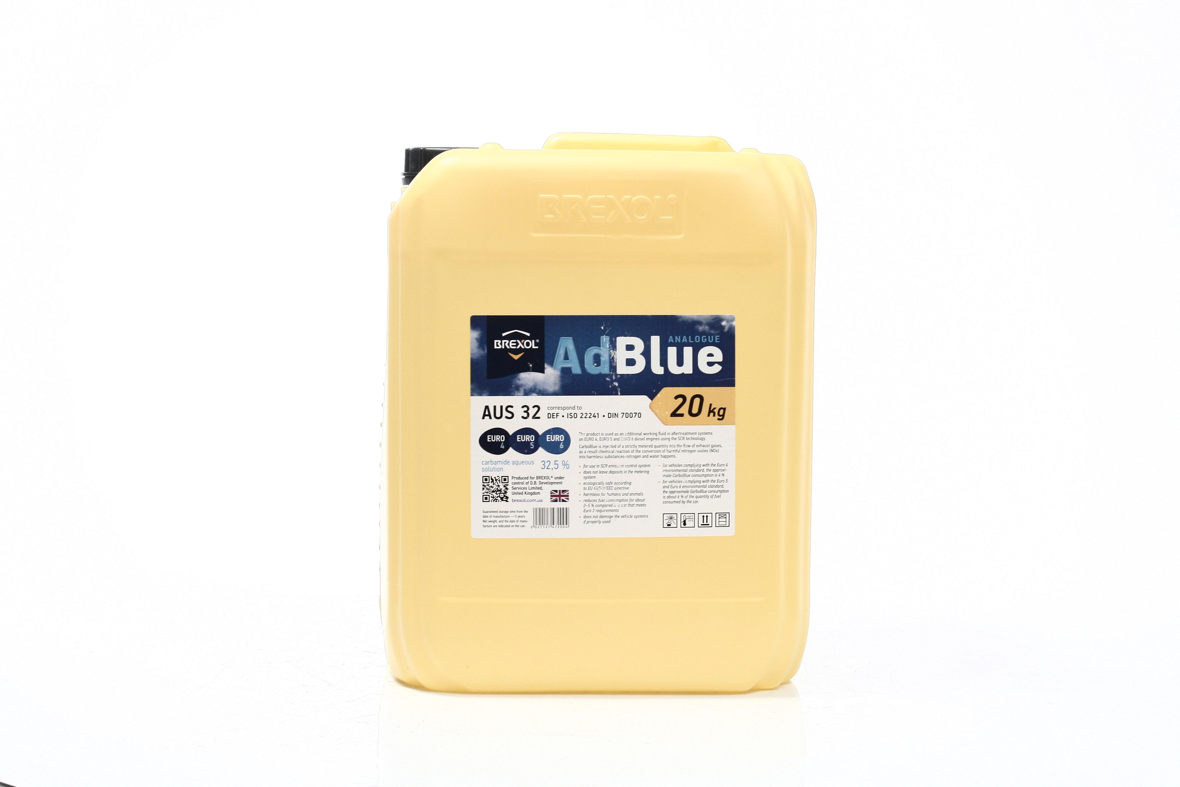 Жидкость Brexol Ad для систем SCR 20L Blue (цена за 1л) 501579 AUS 32 1L - фото 1