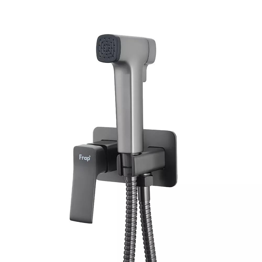 Смеситель для гигиенического душа Frap скрытый F2084-9 Графитовый (237304)
