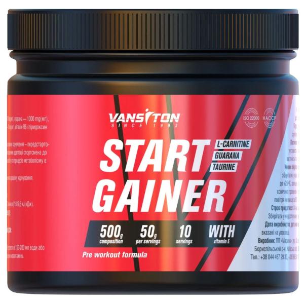 Гейнер Vansiton Start Gainer 500 г/10 порций (23469108)