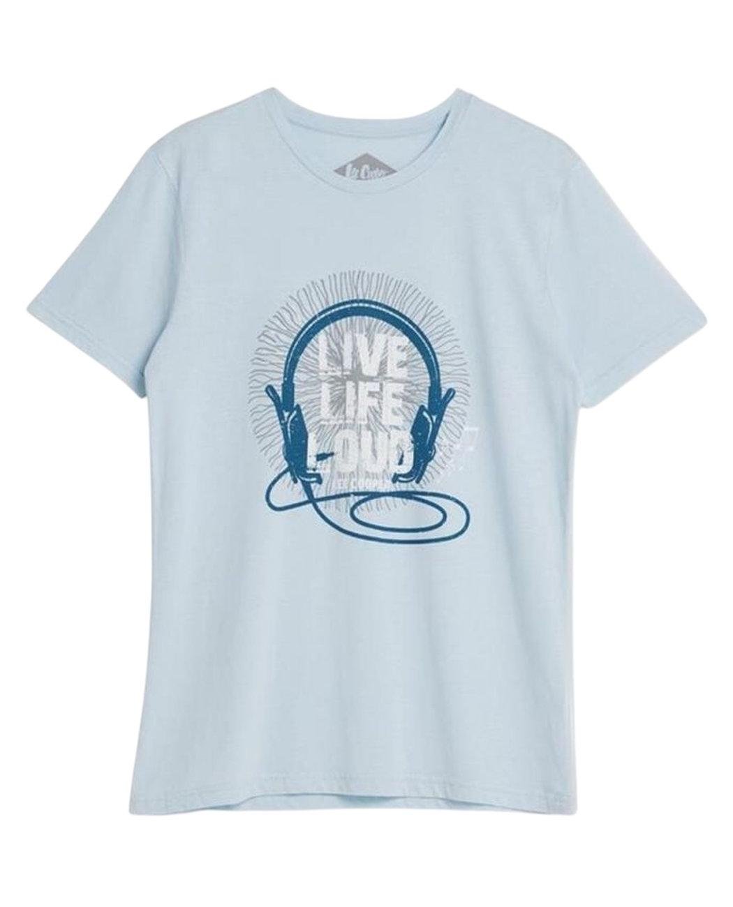 Футболка мужская Lee Cooper Paul 232LCM242076BLUE XXL Голубой (8682272445431)