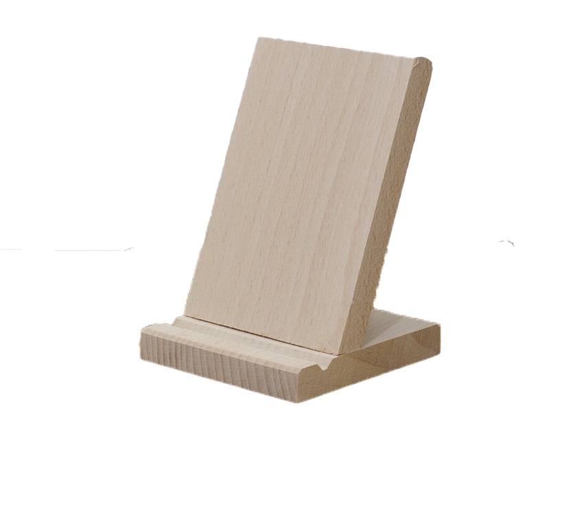 Подставки под телефон из ясеня 15х10х8 см (27320652)
