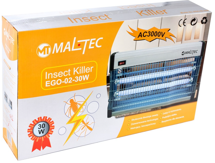 Знищувач комах Maltec EGO-02 30W на 120 кв.м - фото 2