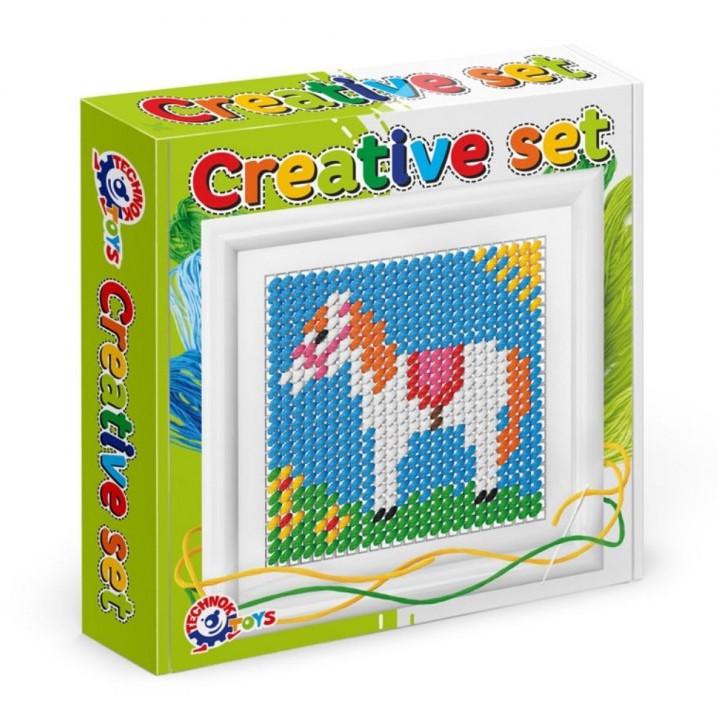 Набір для дитячої творчості ТехноК Вишиваночка Кінь (3527-7TXK)