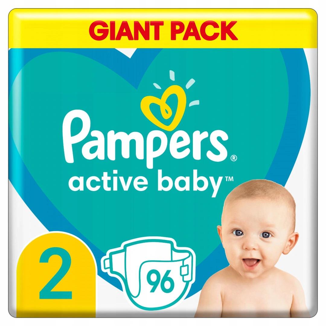 Подгузники Pampers Active Baby Размер 2 Mini 4-8 кг 96 шт. (4824) - фото 1