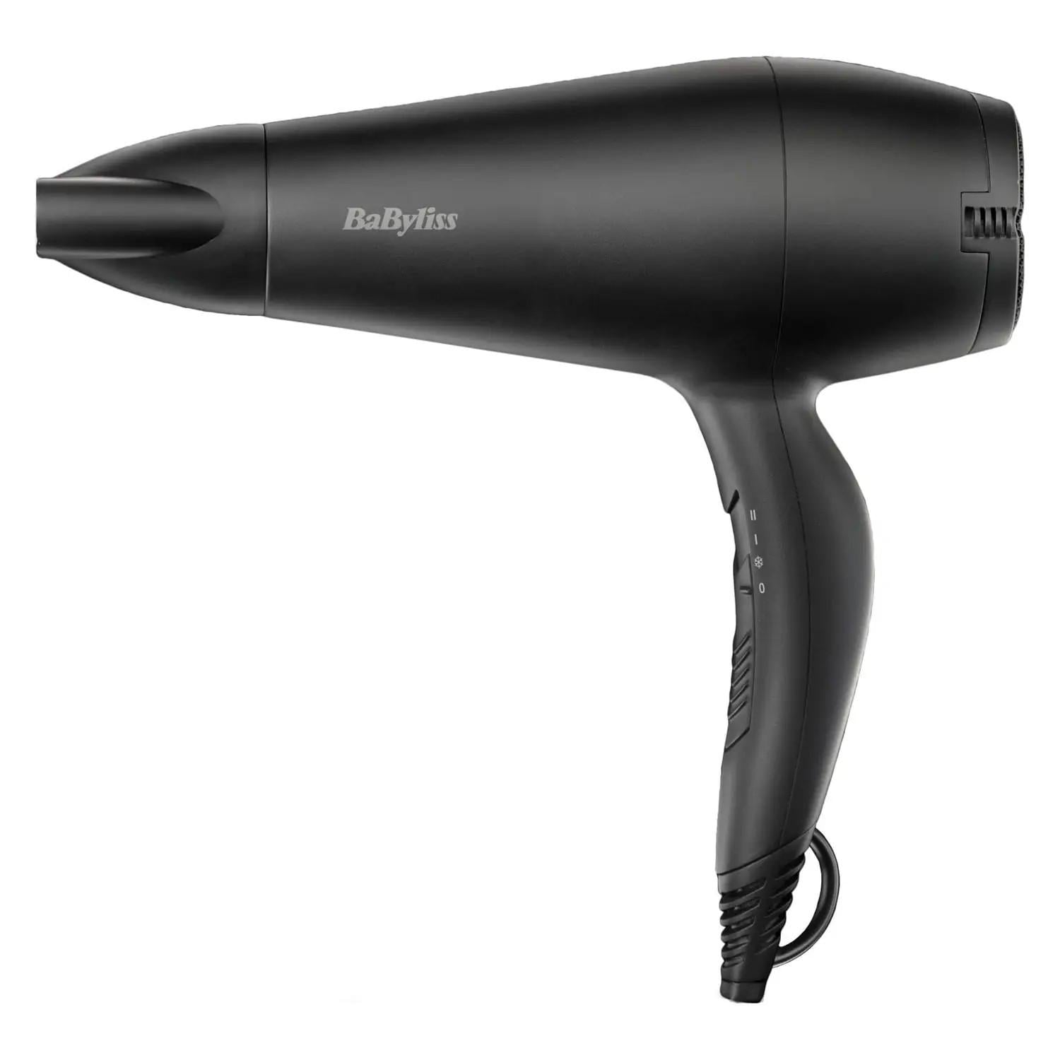Фен для волос BaByliss 2000 Вт Черный (D215DE) Фен для волос BaByliss 2000 Вт Черный (D215DE)